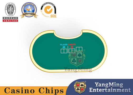 Private Club Oval Network Casino Gambling Table Baccarat Dragon Tiger Bull Vip Hall Mini