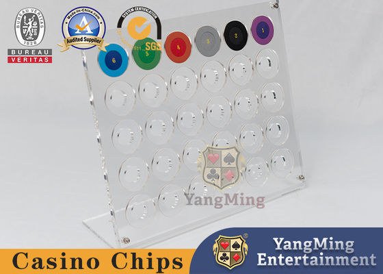 Qualità Nuovo tenitore di chip da 30 pezzi di poker di design rotondo Tenitore di chip da tavolo del casinò di Macao fabbrica