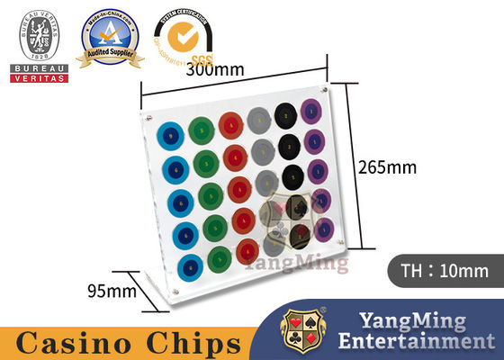 Qualità Nuovo tenitore di chip da 30 pezzi di poker di design rotondo Tenitore di chip da tavolo del casinò di Macao fabbrica