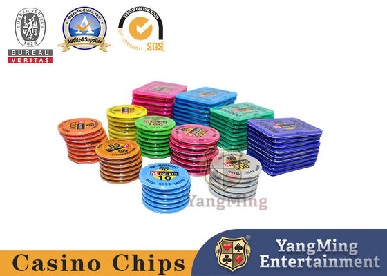 Kualitas New Defined RFID Casino Table Akrilik Crystal Poker Chip Set Dengan 760 Pembawa Chip pabrik