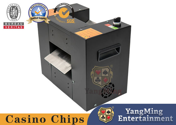 Kalite Baccarat Casino Siyah Metal Çift Ağızlı Kart Oyunculuğu Yüksek Hızlı Otomatik Mühürleyici fabrika