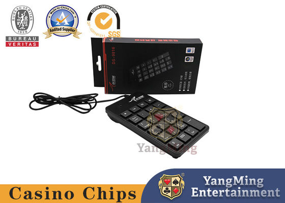 Качество Poker Casino Table Черный USB кабель Черный Баккара Программное обеспечение Ввод Численная клавиатура фабрика