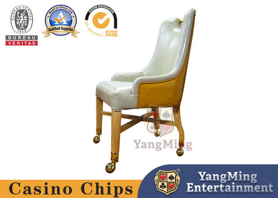 Qualità Baccarat Casinò Metal Sliding Wheelchair Poker Club Gioco da tavolo giocatori sedia con braccioli fabbrica