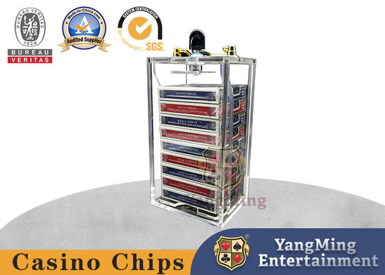 Brand New Acrylic Poker Card Delivery Box With Lock Dedicated To Card Delivery Box