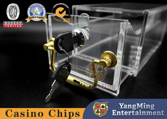 Brand New Fully Transparent Discard Box 8 Decks Of Playing Cards Casino Club Discard Box