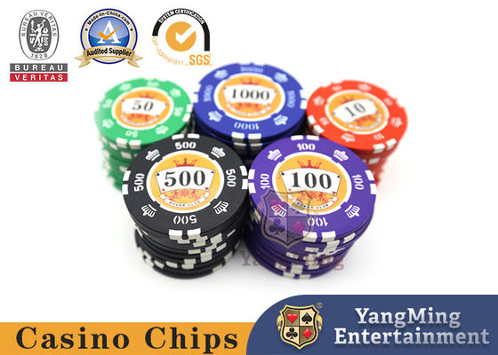 Qualité Nouveau design de jeu de cartes de casino Les jetons du jeu de Texas Hold'Em Anti-contrefaçon usine