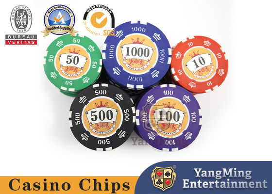 Qualité Nouveau design de jeu de cartes de casino Les jetons du jeu de Texas Hold'Em Anti-contrefaçon usine