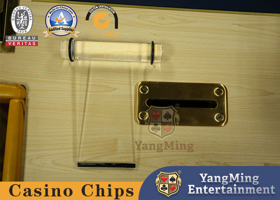Qualität Transparent Acryl Gewinnbrett Baccarat Roulette Poker Tisch Abfallkarte Trinkgeldbox Fabrik