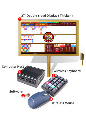 Quality Chinese And English Baccarat Road List System Casino Poker Table Table 3 In 1 Multifunctional Software System factory