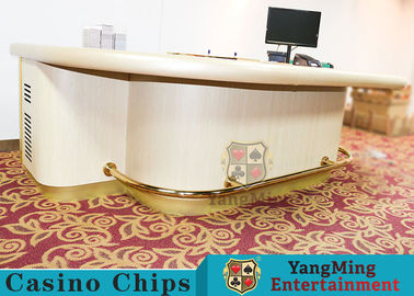Macao VIP Dedicated Casino Poker Table With Standard Simulation Pu Leather Handrails