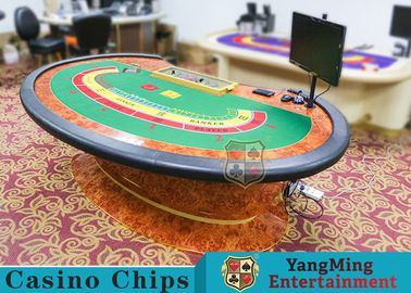 Multi-functional Macau Galaxy Luxury Poker Table With Three Printed Table Cloths