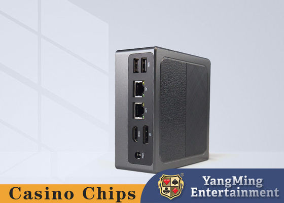 Black Aluminum Baccarat Software Computer Host Poker System Portable Compact Computer