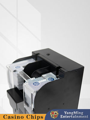 Jakość Baccarat Automatyczny 8 Par Poker Mieszanie maszyny, Metal Black Shell Poker Stolik Z Gry fabryka