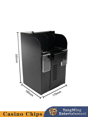 Qualität 8 Decks Shuffling Machines Baccarat Texas General Schwarzmetall Hochgeschwindigkeits-Poker-Schuffler Fabrik