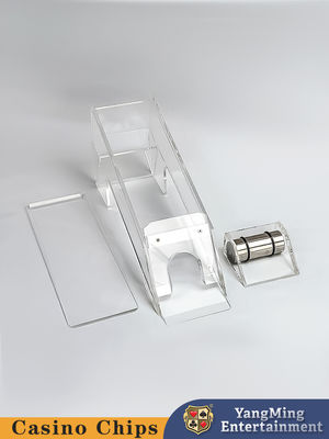 Качество Полная прозрачность 8 пар покерных игровых карт казино стол дилер обувь фабрика