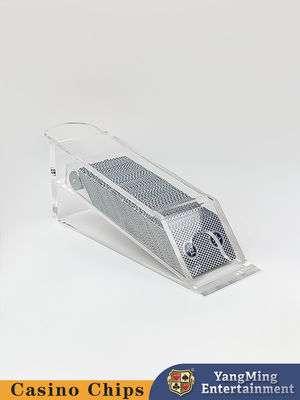 Qualität Erweiterter Casino-Tisch 8 Deck Frosted Acrylic Poker Card Dealer Schuh Fabrik