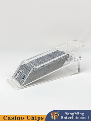 Qualität Erweiterter Casino-Tisch 8 Deck Frosted Acrylic Poker Card Dealer Schuh Fabrik
