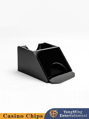 คุณภาพ All Black Acrylic โต๊ะคาสิโน แบล็คแจ็ค นิวนิว โต๊ะโป๊กเกอร์ 1 เด็ค โต๊ะไพ่สูงสุด โรงงาน