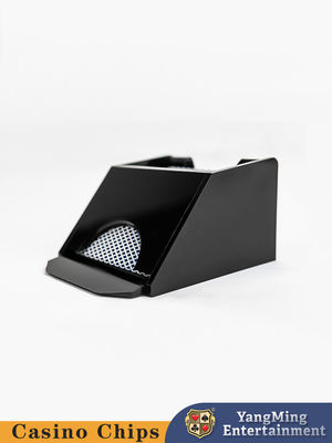 Calidad Casino Black Jack 1 Deck Card Dealer Shoe Black Acrylic Poker Juego de cartas de mesa fábrica