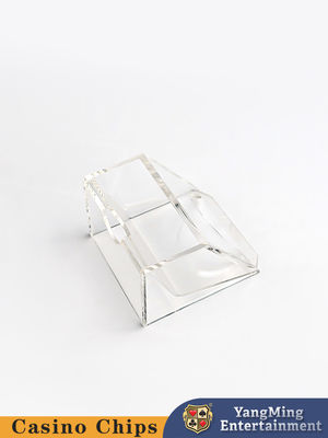 Qualità Texas Black Jack Casino Dealer 2 paia di carte di poker trasparenti fabbrica