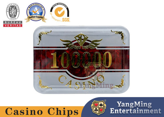 کیفیت مجموعه تراشه های باکارا 760 قطعه اکریلیک پرتاب گرم بازی میز پوکر تراشه های سکه می توانند طراحی شوند کارخانه