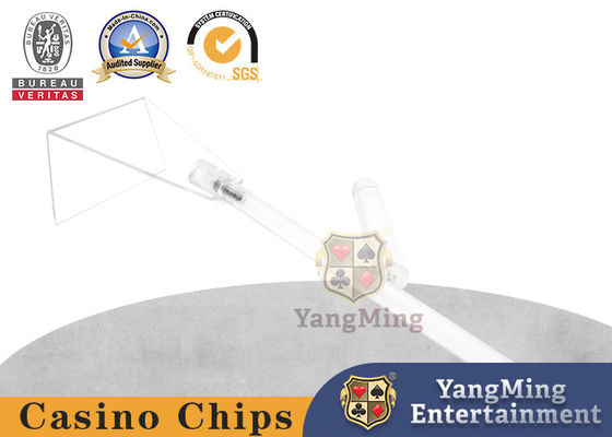Casino Specific Chip Code Collector Roulette Poker Table Game Acrylic Transparent Code Rake