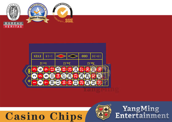 Qualità Gioco di roulette Tappe da tavolo Casinò Poker Tavolo Baccarat Texas Personalizza Logo fabbrica