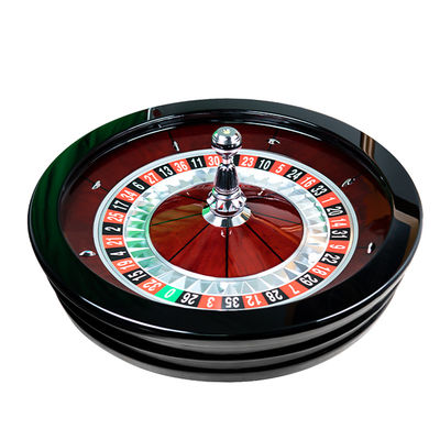 International Import Single 0 Solid Wood Roulette Casino Roulette Poker Table Game 82cm Manual Roulette