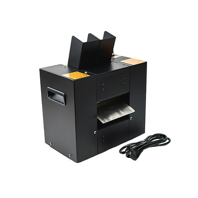 Black Stainless Steel Card Shredder For Double Port Casino Poker Tables For Card Shredding Machine