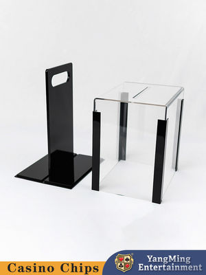 Jakość 40mm Akrylowy Pokerowy Pudełko z Chipami Baccarat Gra stołowa Texas Clay 1000 Yard Chip Box fabryka