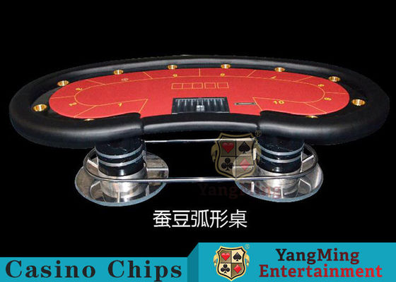 Kualitas Meja Poker Texas Holdem Casino 10 Orang Untuk Permainan Judi pabrik