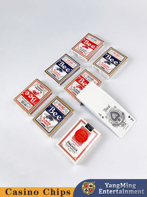 품질 맞춤형 원본 수입 Bee 플레이 카드 카지노 테이블 게임 플레이 카드 공장