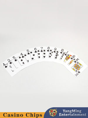 Texas Club Championship Customized Plastic Cards Highly Waterproof Flower Printed Tabletop Game Playing Cards