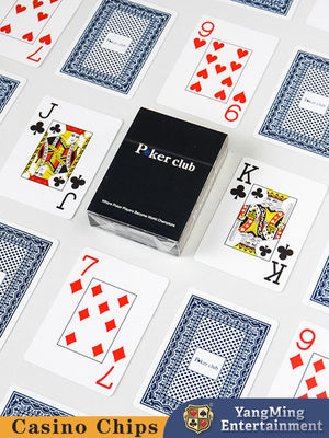 Kualitas Produk Baru Texas Karakter Besar Kartu Plastik Dua Warna Poker Meja Permainan Meja Atas Kartu Main pabrik