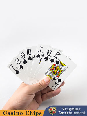 Jakość Stok dostępny Teksas Duże litery Mrożone plastikowe karty Poker Gry stołowe fabryka