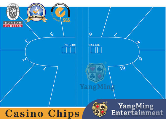 Calidad Nuevo mantel impermeable mejorado Texas Hold'Em Poker Casino Diseño personalizado sin impresión fábrica