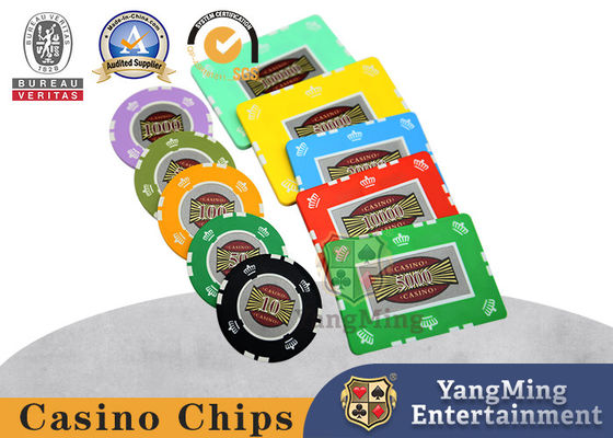 Qualité Texas Table Clay Poker Chip a placé avec 760 boîtes d'alliage de PC et d'aluminium pour la personnalisation usine