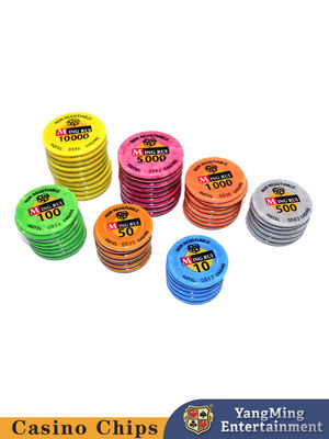 Qualidade Novas fichas personalizadas de cassino ABS acrílico de três camadas de fichas de poker com 760 portadores de fichas fábrica