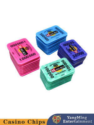 Qualidade Novas fichas personalizadas de cassino ABS acrílico de três camadas de fichas de poker com 760 portadores de fichas fábrica