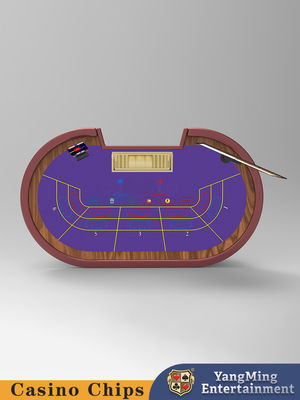 Quality Wooden Gambling Casino Game Chip Sensor Poker Table Baccarat Entertainment Poker Table factory