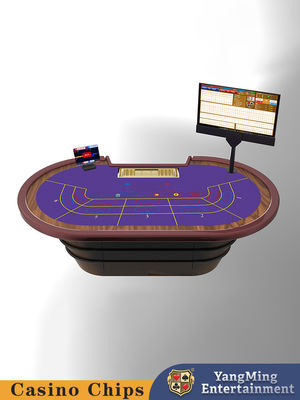 Quality Casino Deluxe Chip Sensor Poker Tables Player Layout Customizable Poker Tables factory
