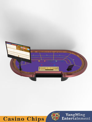 Quality New Products For Sale Smart Chip Induction Poker Tables Baccarat RFID Casino Chips Poker Table factory
