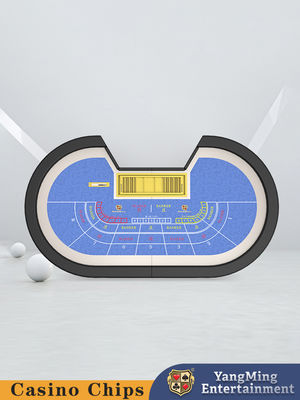 Qualità Spot Direct Baccarat 8 Folding Poker Table Tabella di divertimento e di svago Club Poker Game Table fabbrica