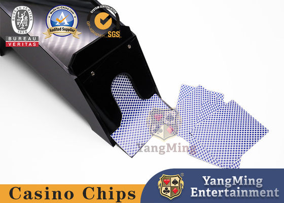 Qualidade Shuffler preto do cartão do negociante da tabela do casino da personalização da sapata dos cartões de jogo da plataforma do acrílico 8 fábrica