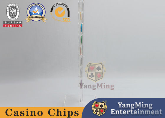 Jakość Ruletka, Baccarat, Hazard, Poker, Żetony stoją w pełnym stanie, przezroczyste, 25 sztuk, okrągłe. fabryka