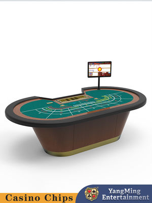 Qualità Tavolo di poker di baccarat standard per il tempo libero Tavolo di gioco di poker per il tempo libero fabbrica