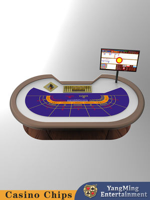 Jakość Baccarat Poker Game Chip Table Pedestal Styling Zmodernizowany i ulepszony Casino Poker Game Desk Table fabryka