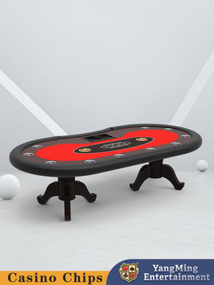 Ποιότητα Προσαρμοσμένο Solid Wood Tiger Leg Poker Table Διασκέδαση Poker Game Texas Tournament Ειδικό Τραπέζι εργοστάσιο