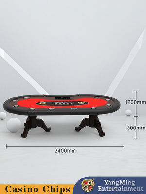 Custom Texas Hold'em Poker 10 Player Entertainment Game Table Entertainment Leisure Club Poker Game Counter Table