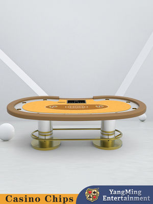 Qualität Hersteller Modernisiert zum Bau von Erbsenförmigen Texas Hold'em Tisch Blackjack International Game Schach Club Tisch Fabrik
